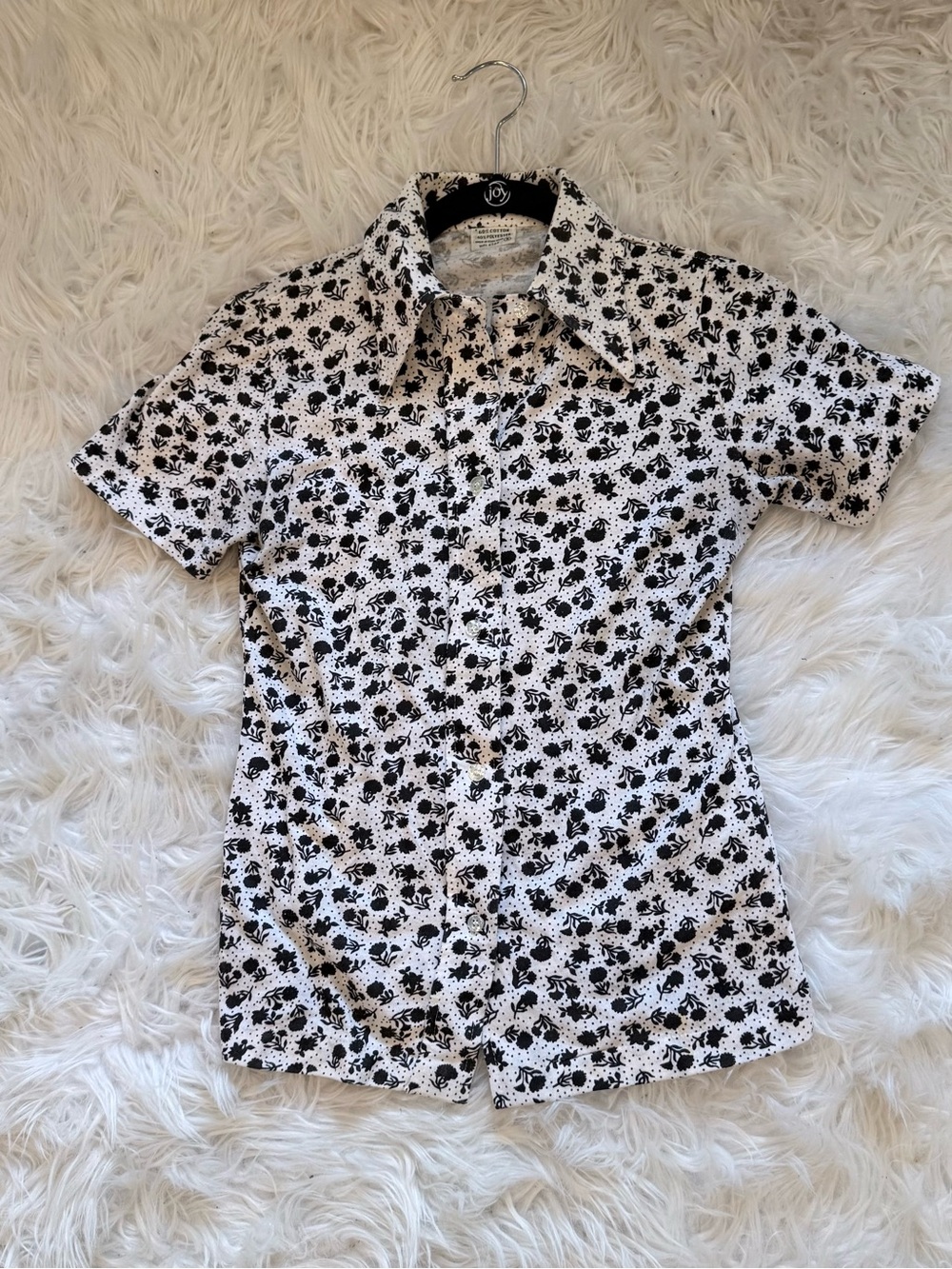 Vintage 90s Ditsy Floral Button Up Shirt – NYC Film Industry Find